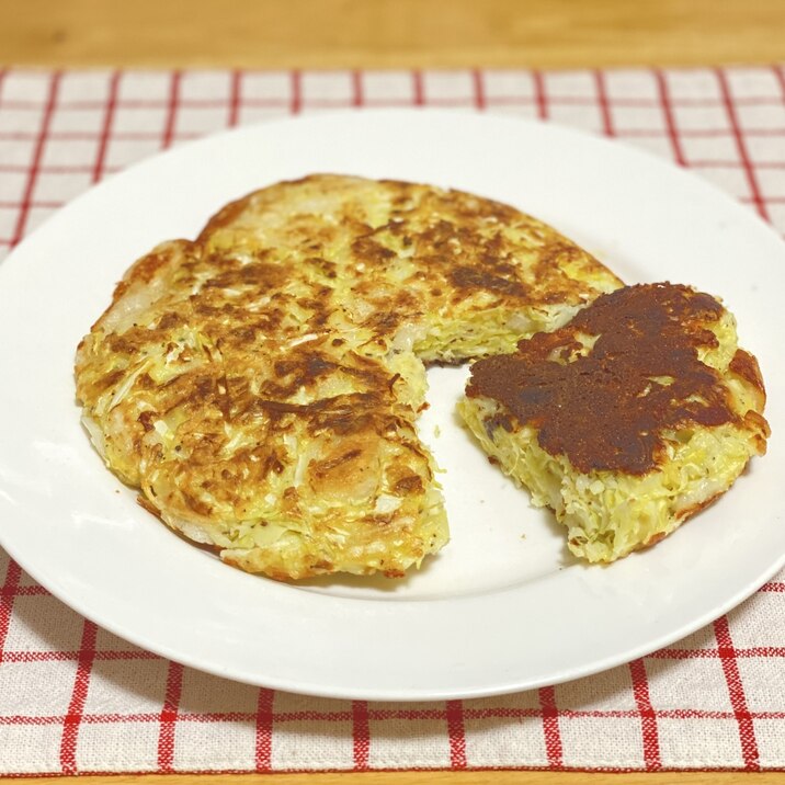 もちカリ食感!キャベツの餅チーズ焼き